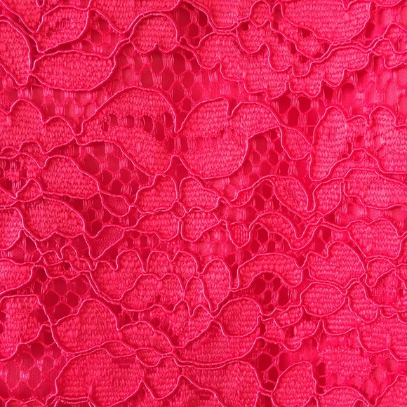 🆕 NWT 💝 Esprit Lace pencil skirt in bright pink - Picture 5 of 6